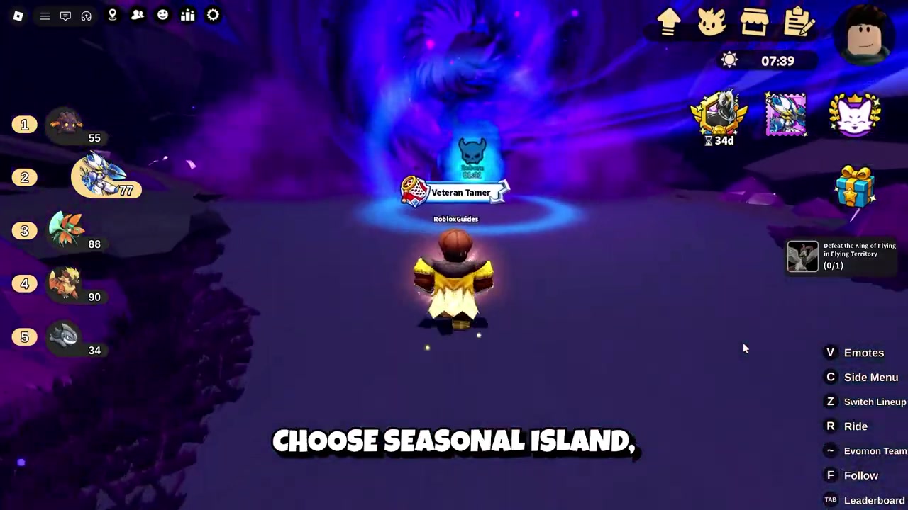 Choose Seasonal Island