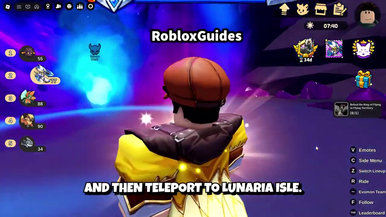 Teleport to Lunaria Isle