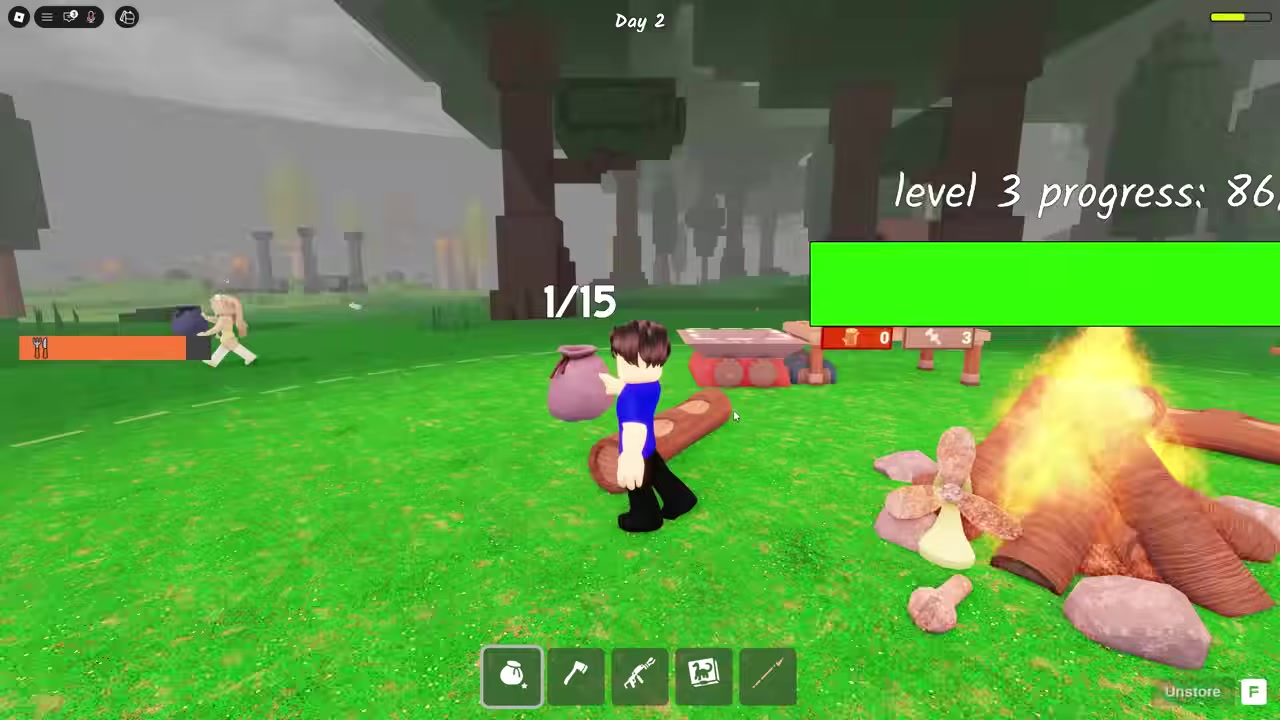 Push the campfire to Level 3
