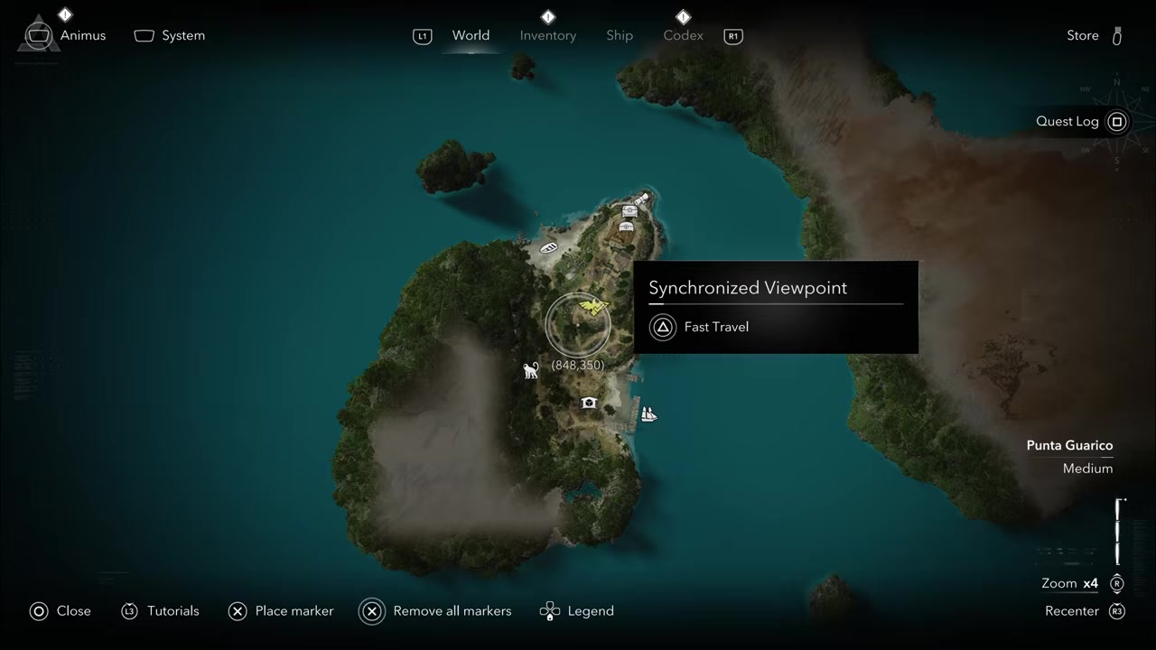 Tortuga treasure map route for mortar storage