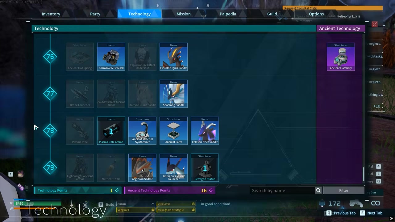 Reach level 78