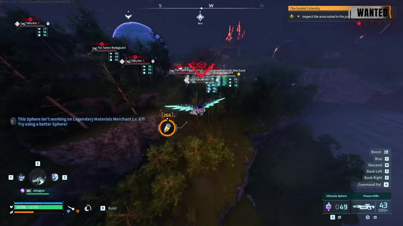 Retreat if the wanted level climbs