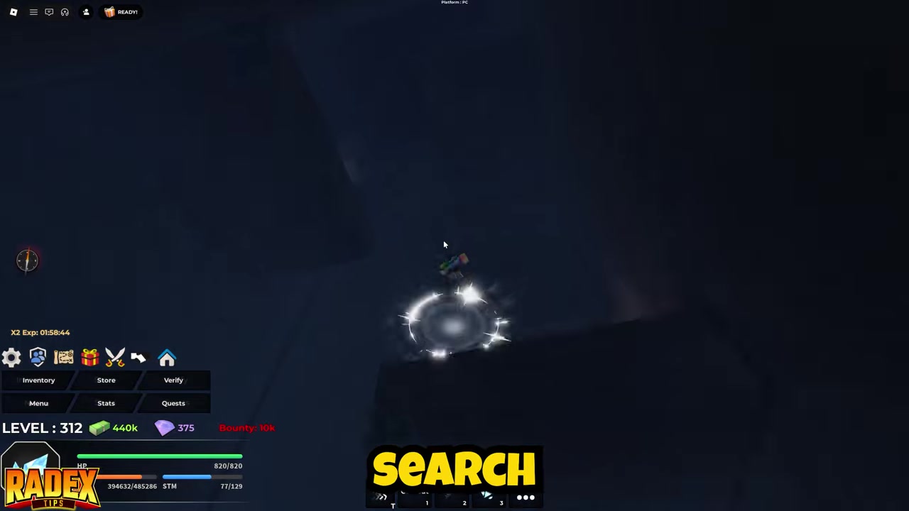 Search near the water