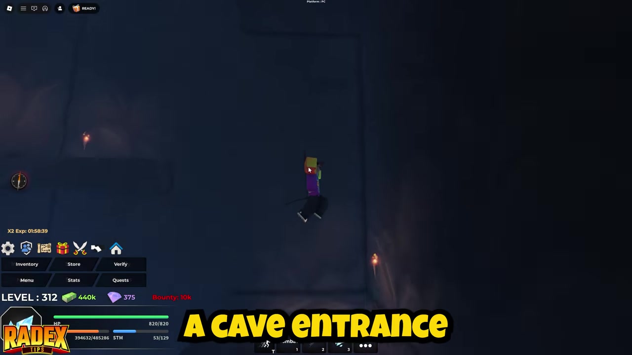 Climb the rocks