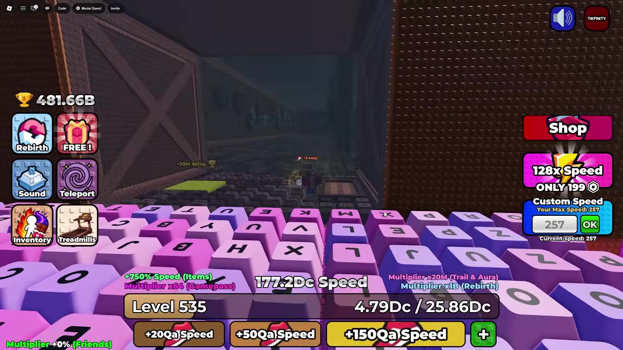 World 2's color section, which forces a look and breaks the blindfold