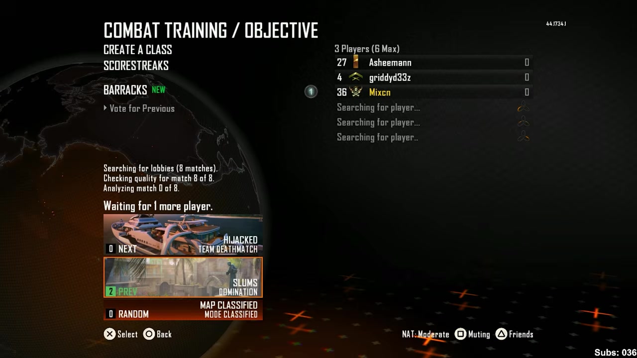 Wait for a mixed lobby