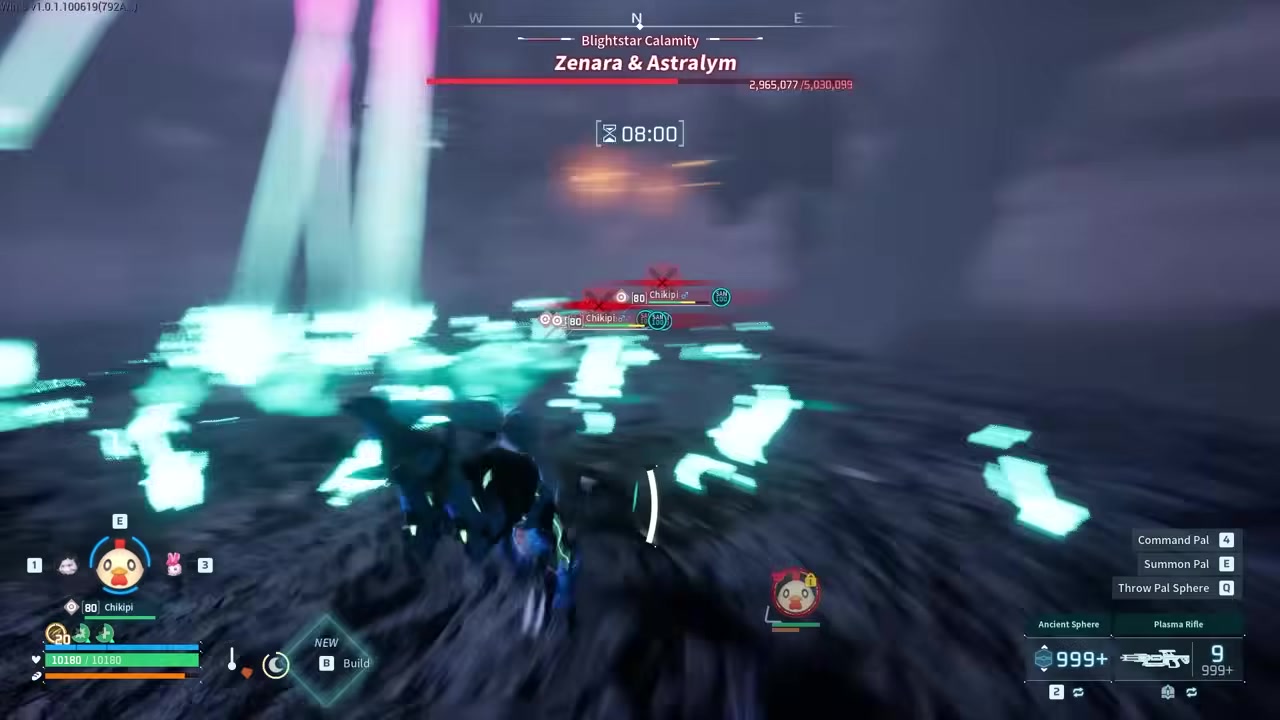 Swap sides to split pressure