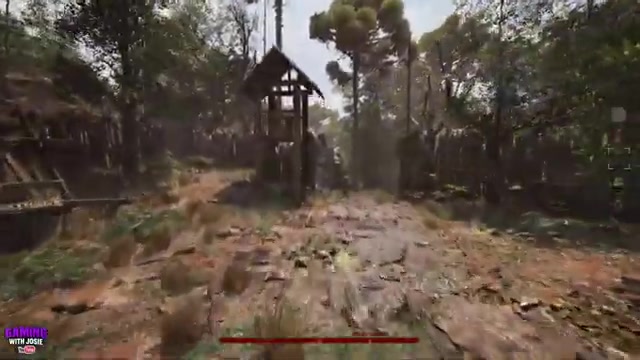 Leave camp straight ahead