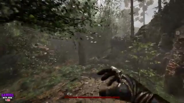 Move toward the fallen tree