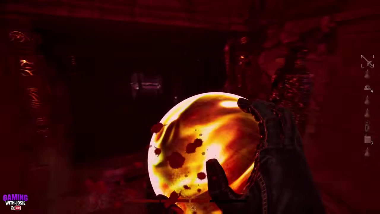 Drop the orb in a safe spot