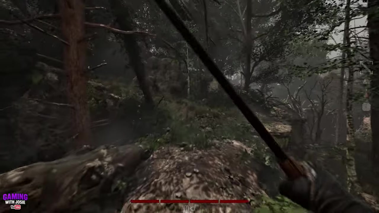Move carefully through the trees