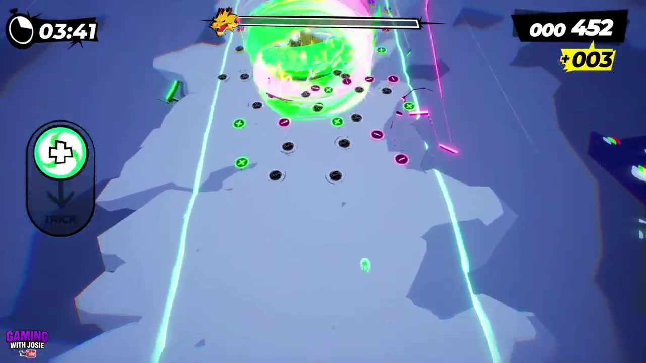 Avoid the black orbs