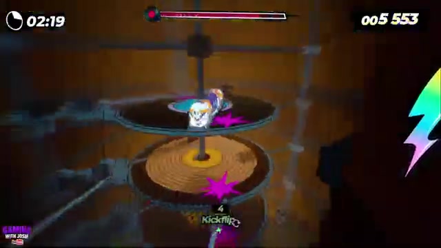 Slam the first pink target