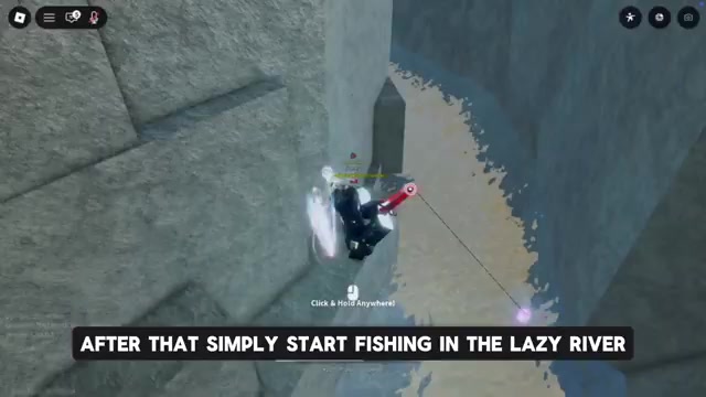 Keep casting until the floatie appears