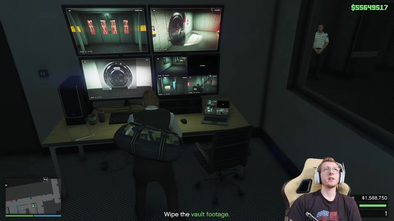 Wipe the vault CCTV
