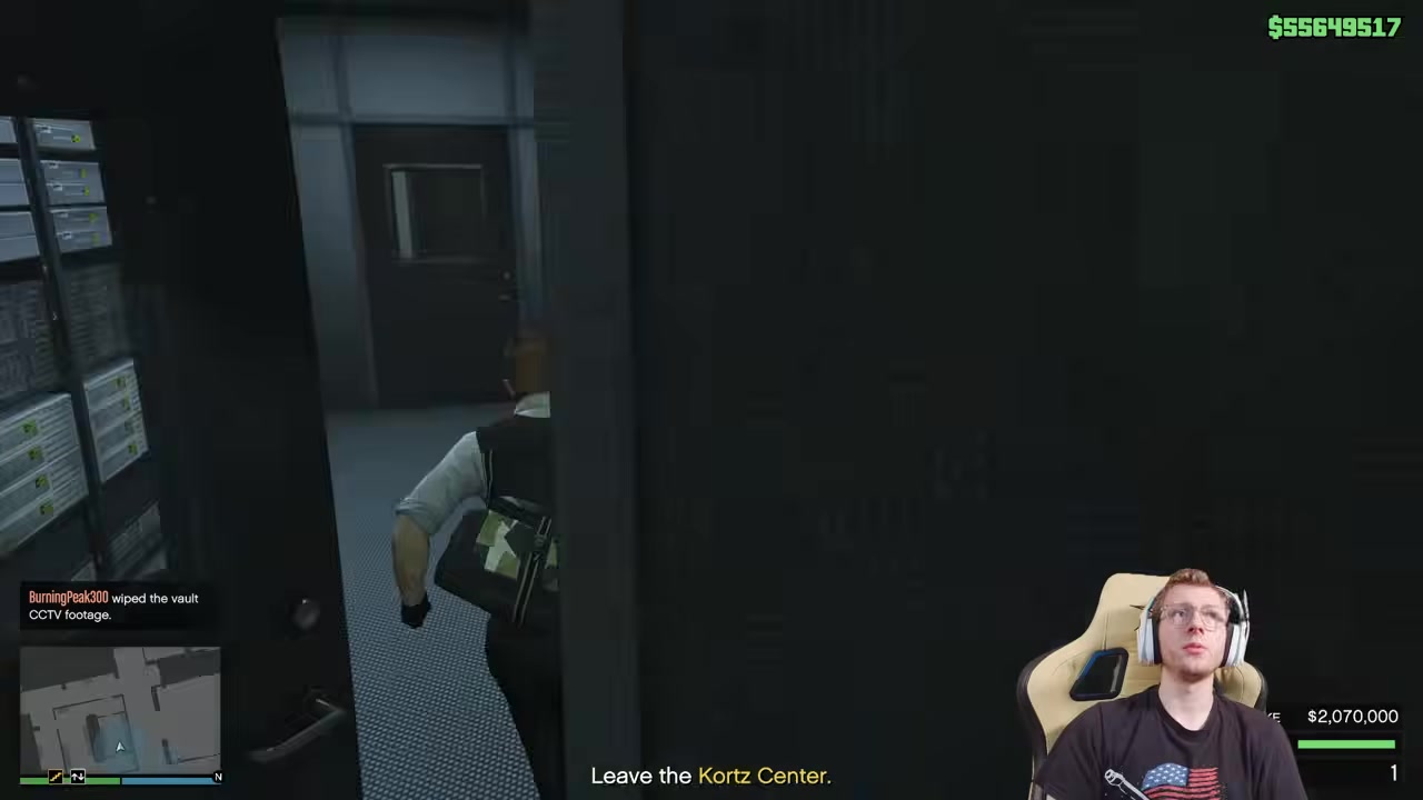 Leave through the Loading Bay