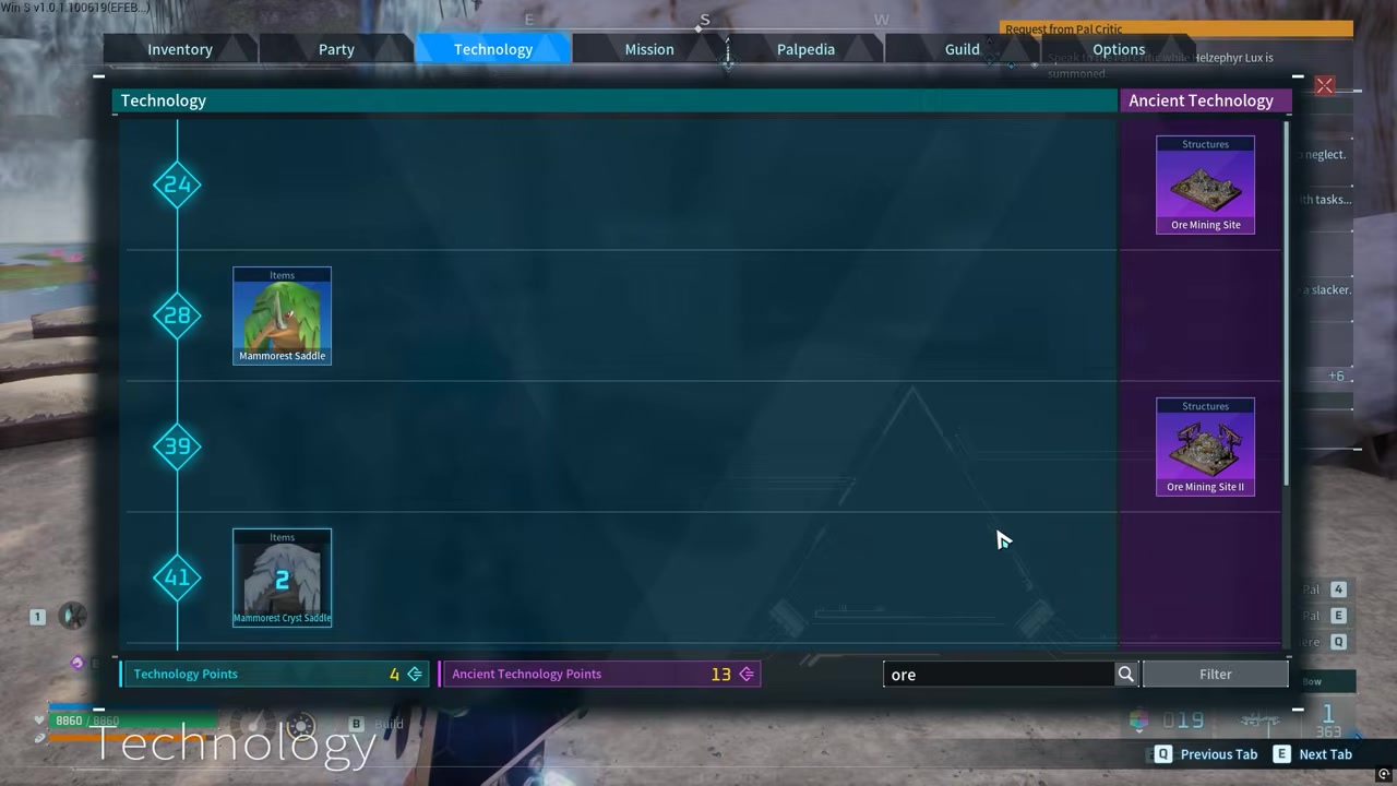 Set up normal ore supply