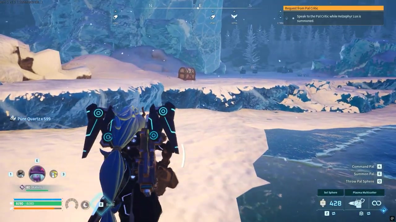 Loot the golden chest nearby