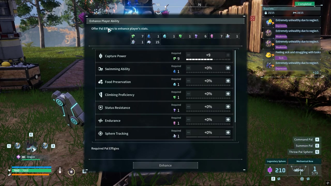 Spend points on player ability