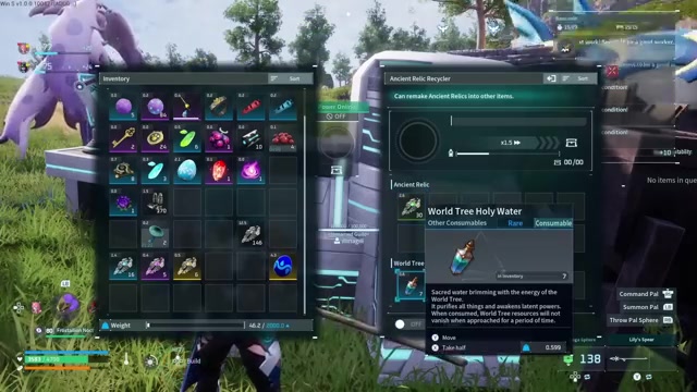 Turn the Recycler power on