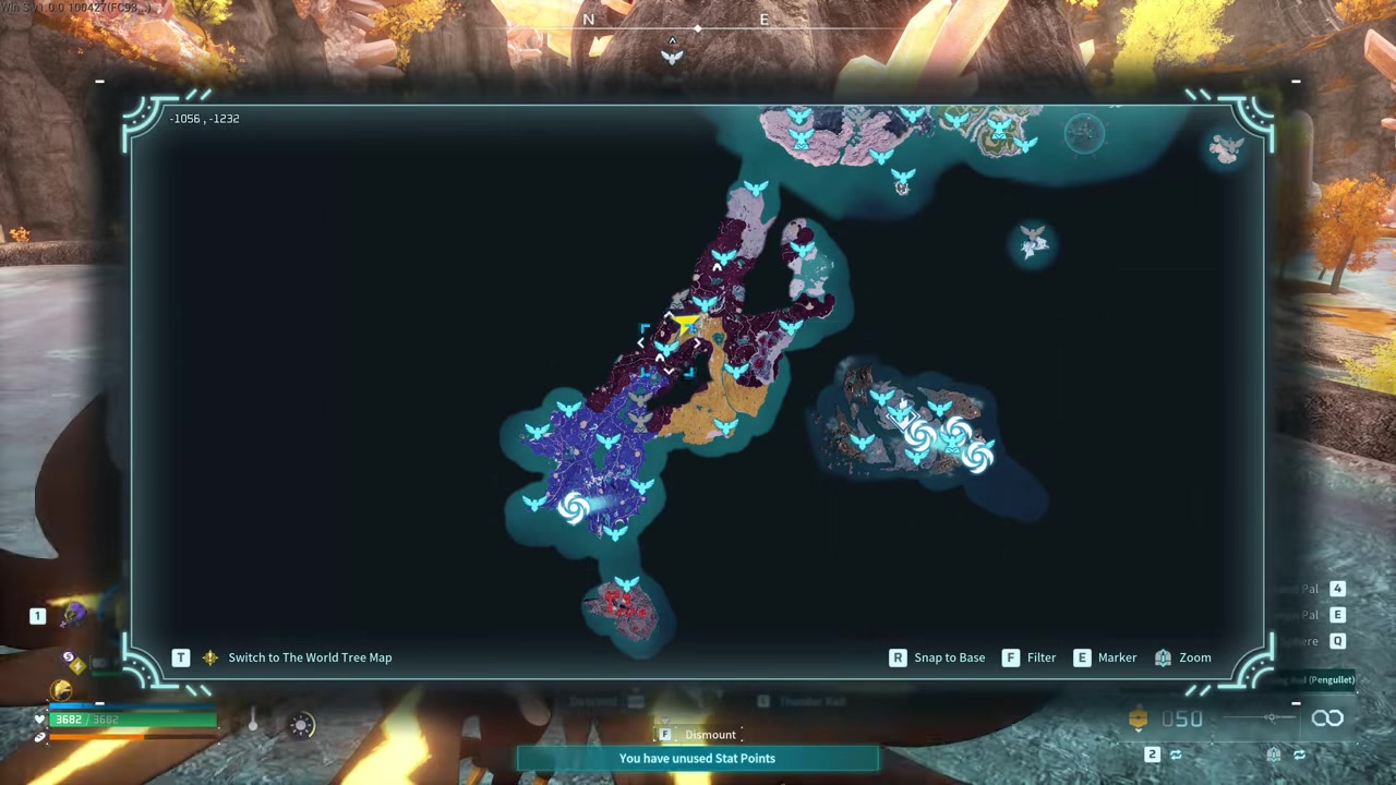 Start circling Feybreak Island
