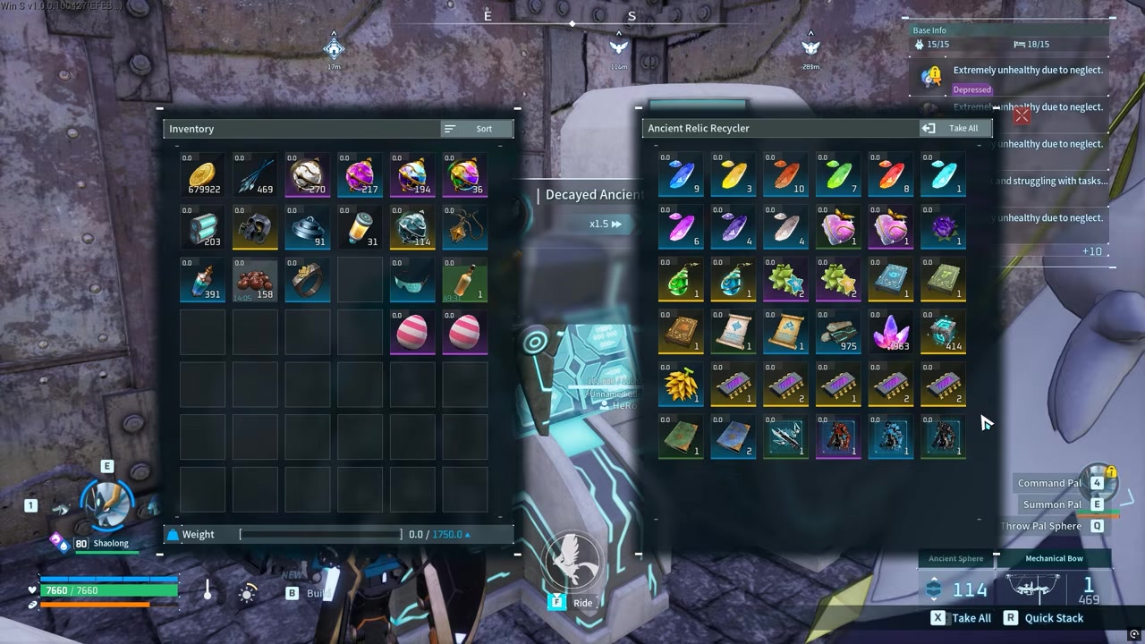 Keep the Legendary Implant drops