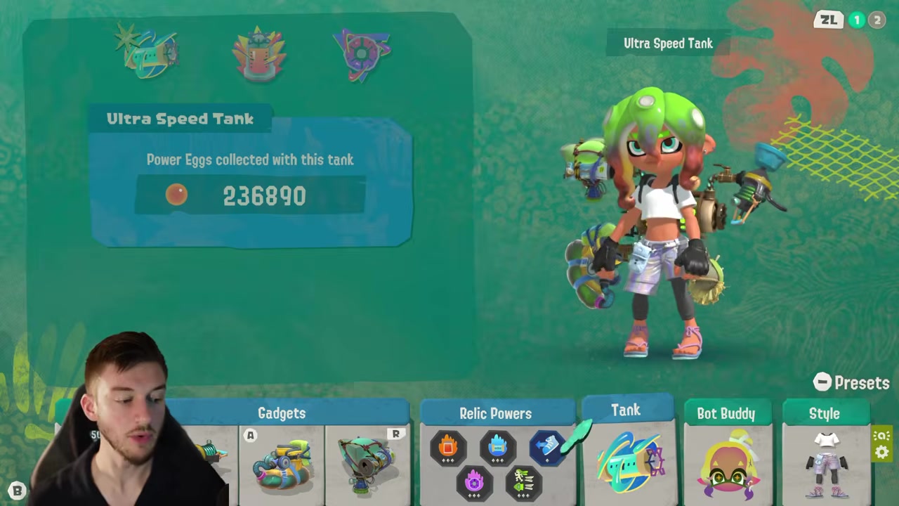Equip Ultra Speed Tank and Flywire