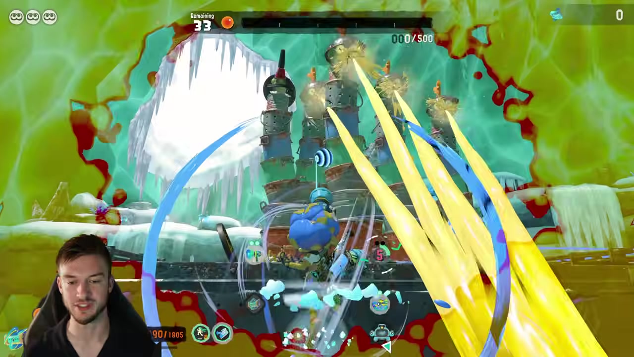 Clear enemies and claim rewards