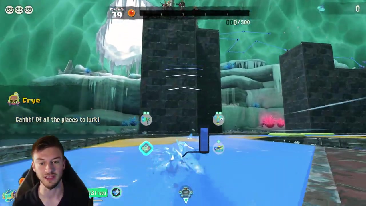 Move to the skip ledge