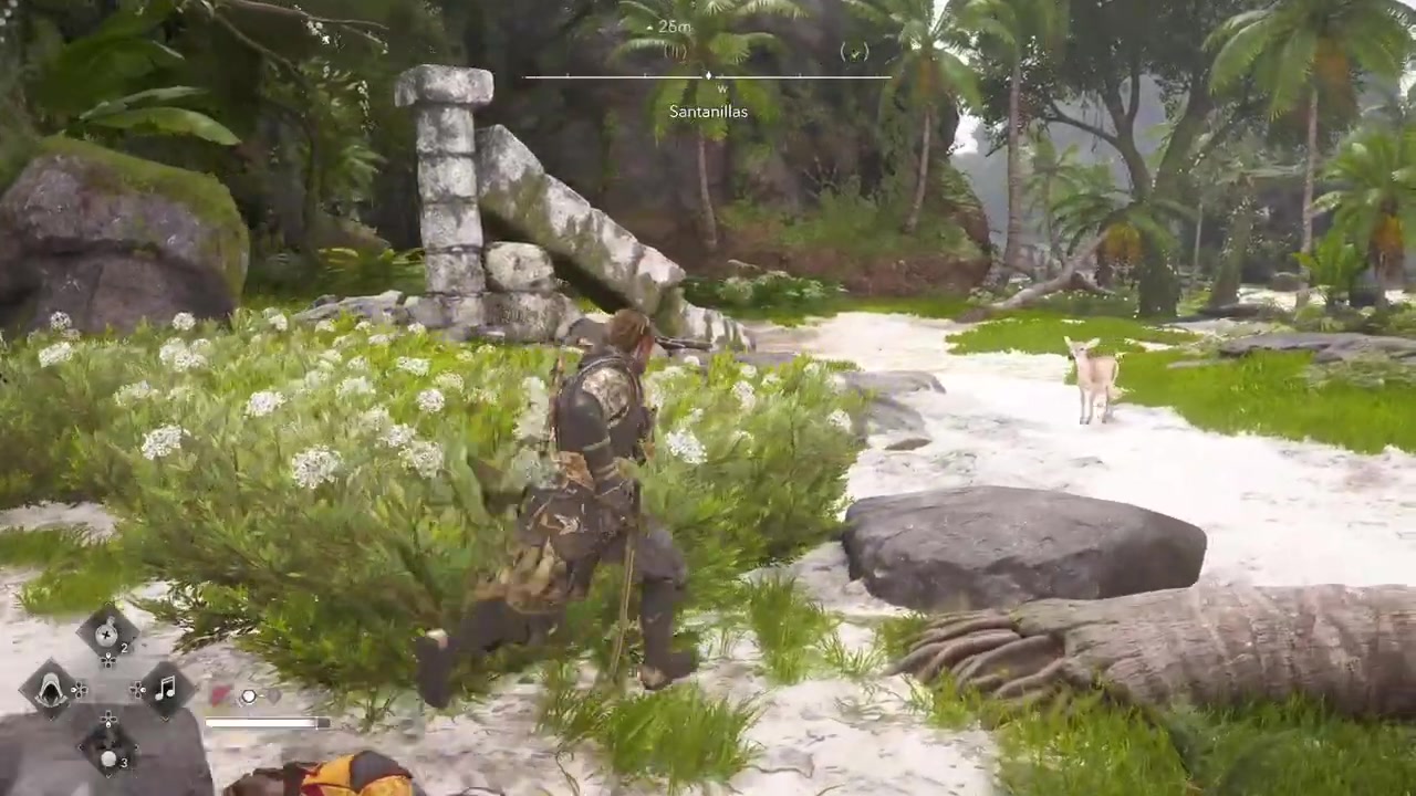 Take the path above the pillars