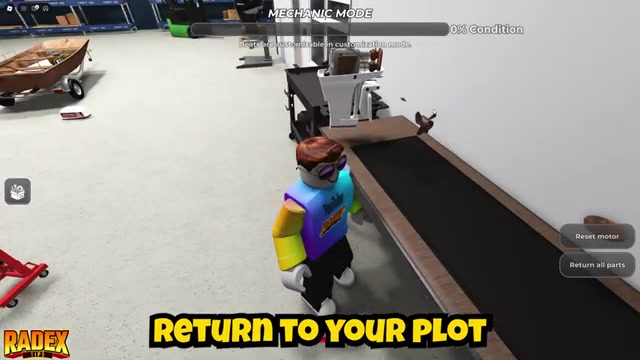 Haul the boat back to your plot
