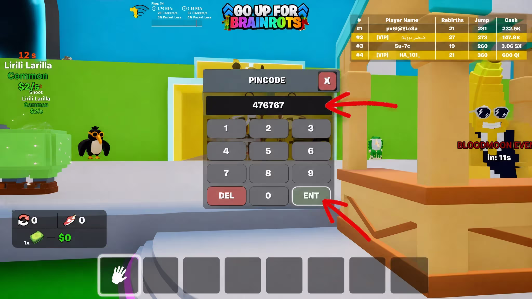 Fortnite Go Up For Brainrot Map Code Redeem