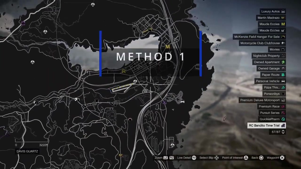 Go to the Dax start location