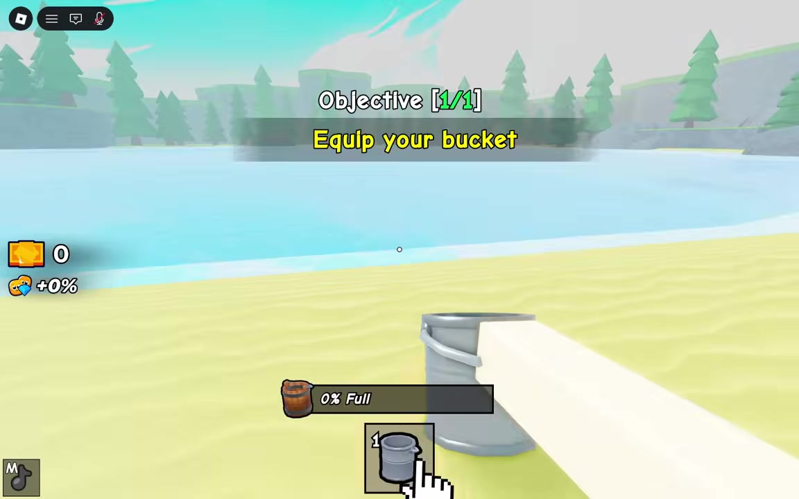 Lake draining gameplay shows upgrades, checkpoints, badges, and phone ending hints
