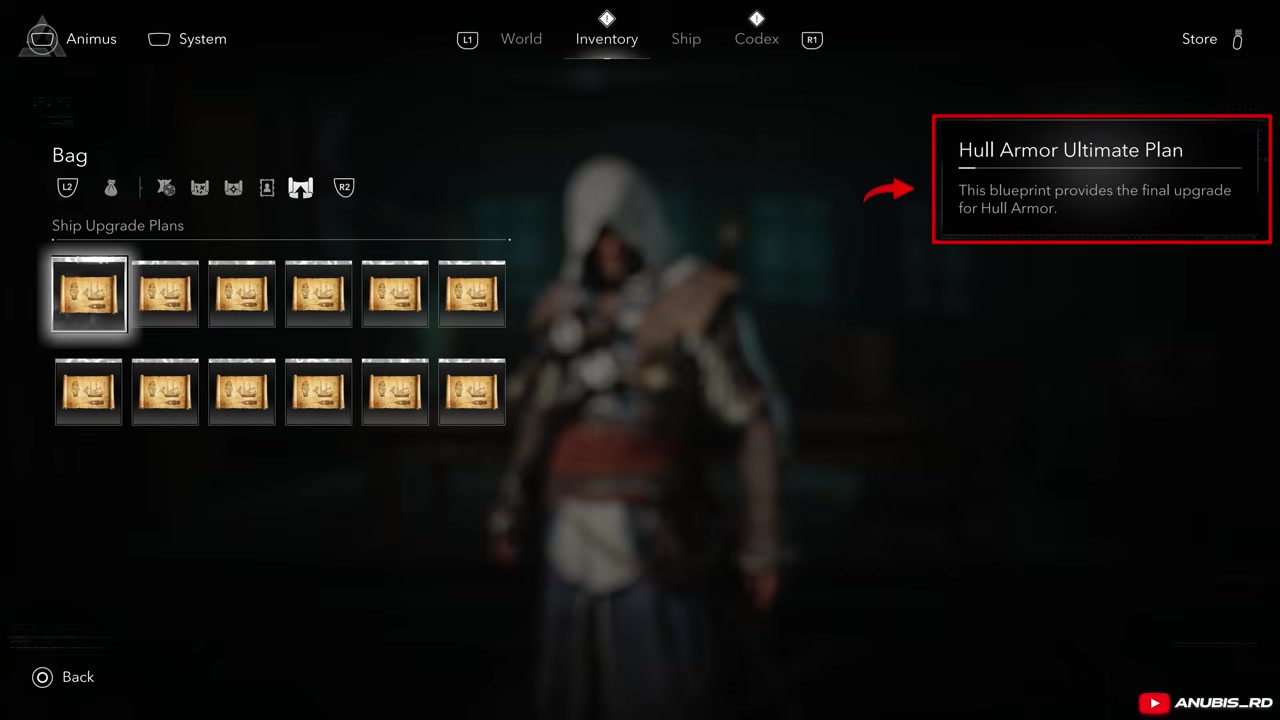 The Hull Armor Ultimate Plan location appears on the map.