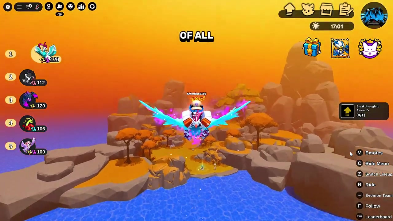 Dark and Light King creatures are shown as flagship catches