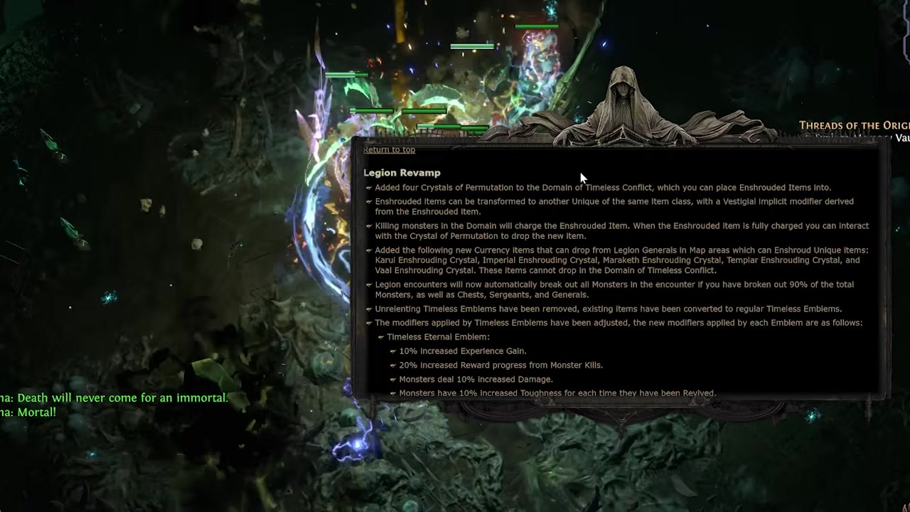Legion encounter fills the screen with crystal rewards