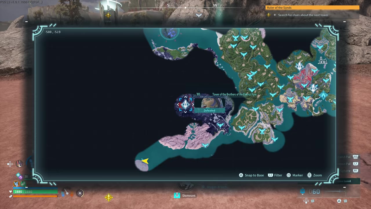 Use the Scorch and Ashland fast travel point