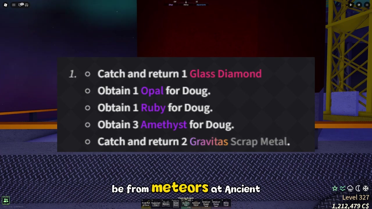 Collect 3 Amethyst