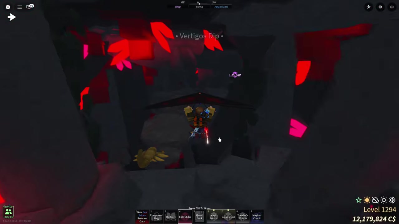 Stop at The Depths pool