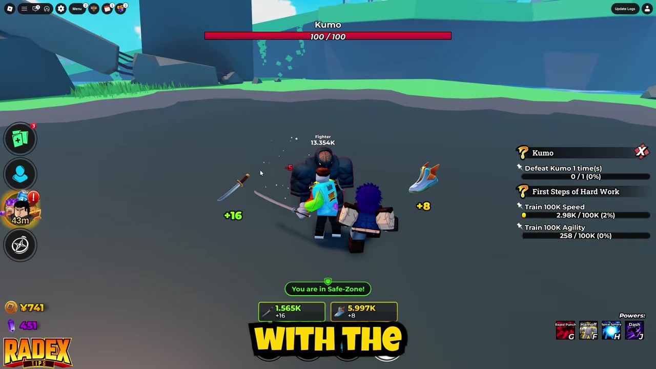 Defeat Alligator on Desert Island