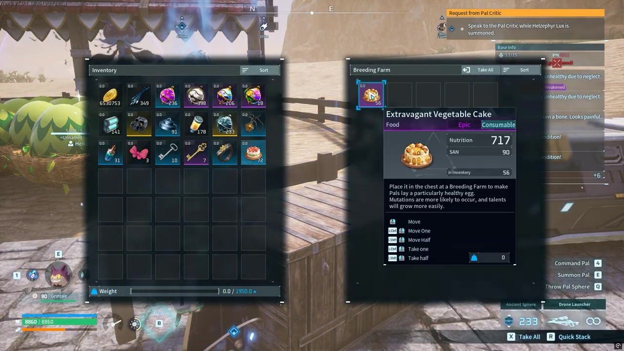 Collect the egg result