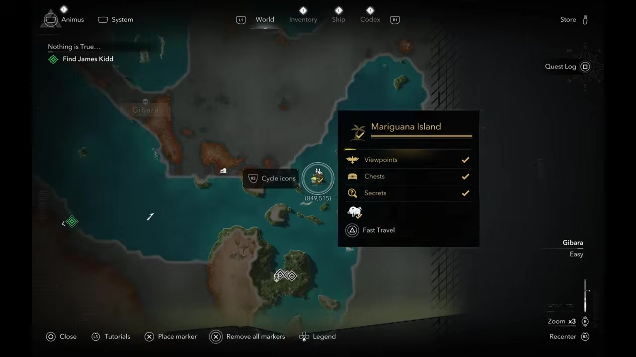 Loot the hidden chest