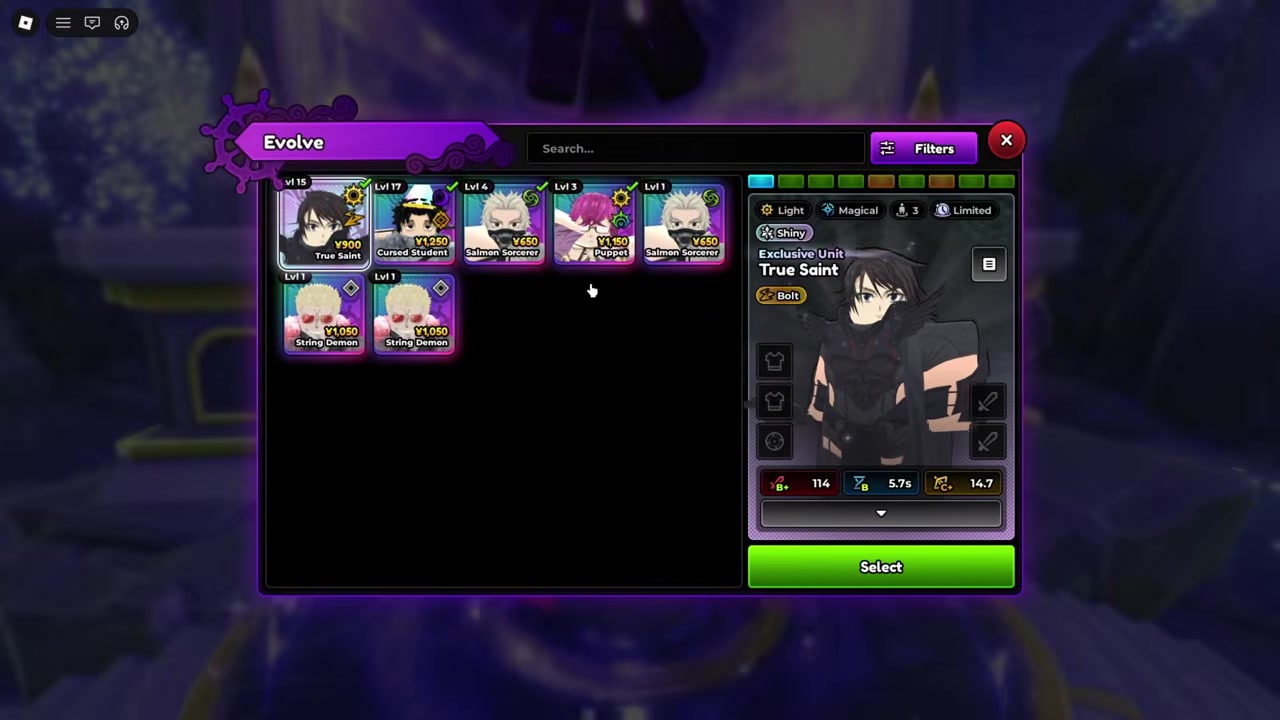 Check the evolution materials