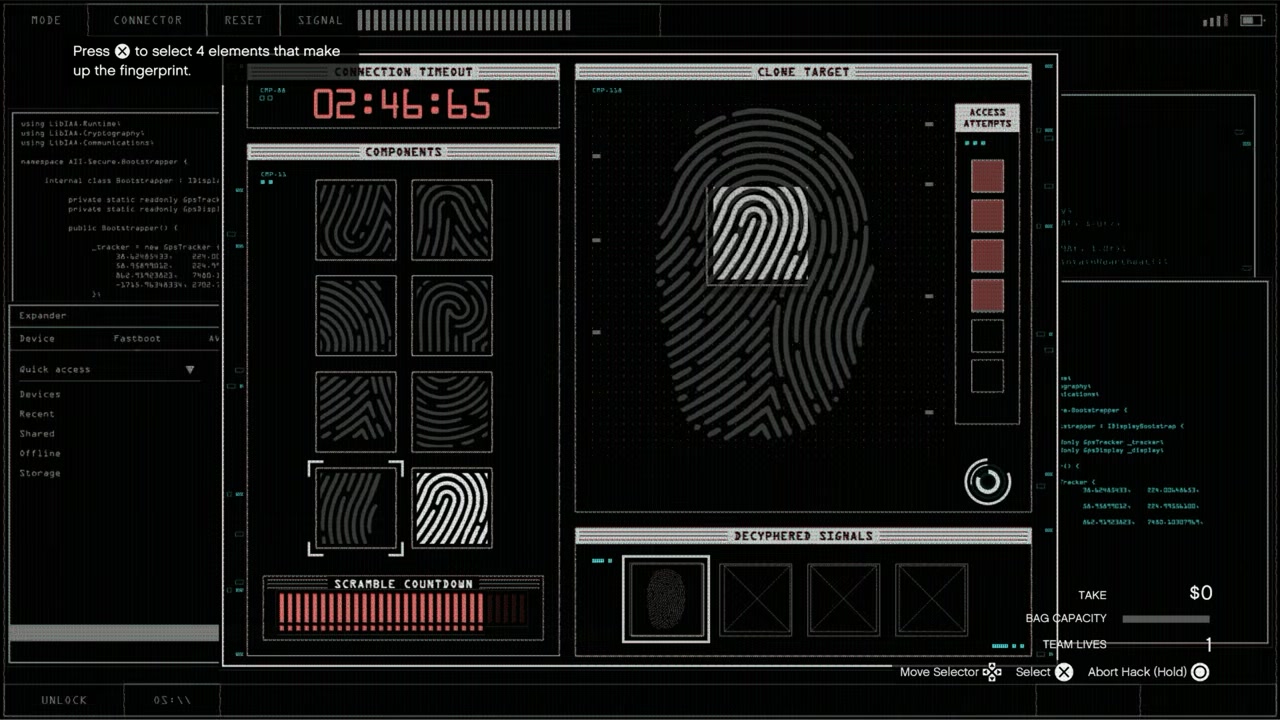 Pick one identifying mark