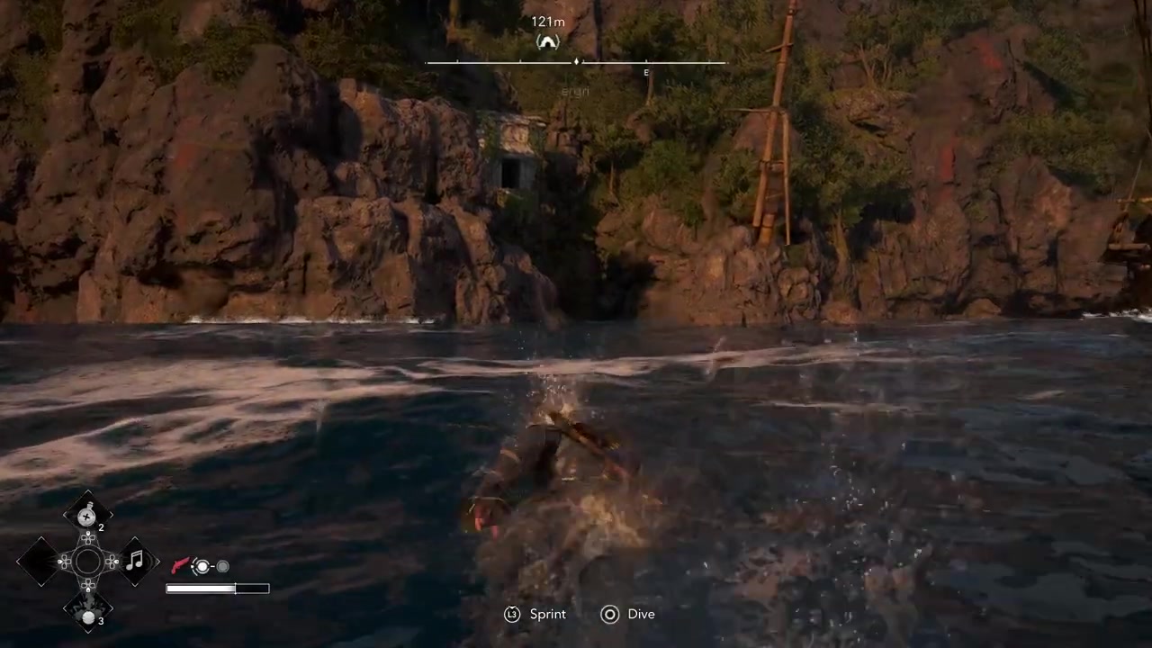 Use the ship mast as a waypoint