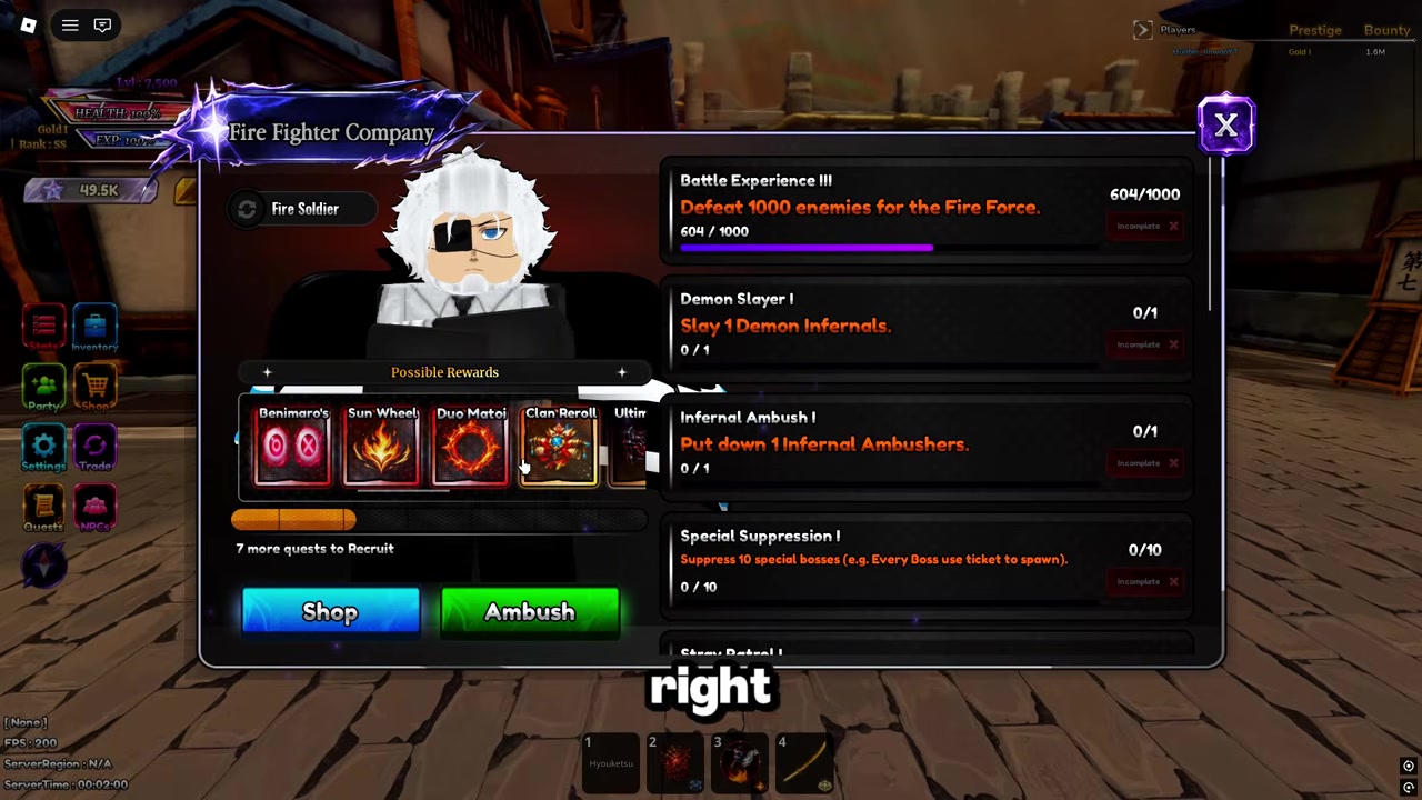 Finish obtainment quests