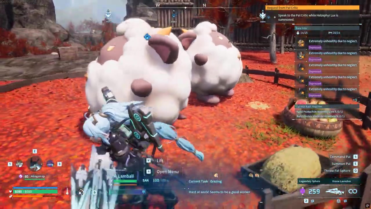 Collect Wool and Eggs over time
