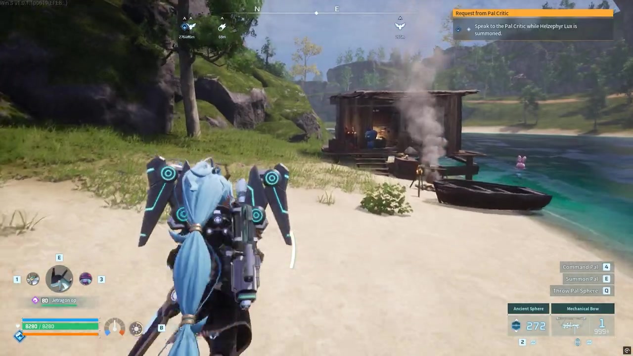 Travel to the Lake Center NPC