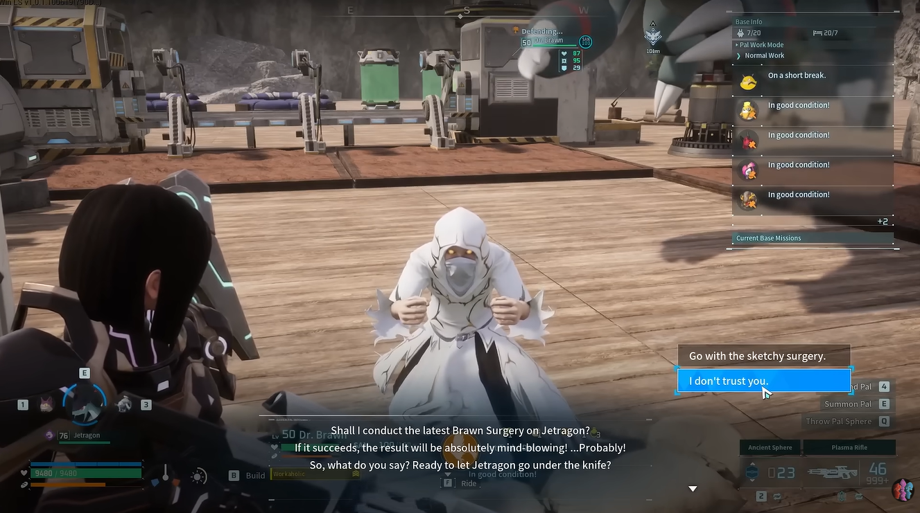 Dr. Brawn - Image credit: Pocketpair / RageGamingVideos YouTube